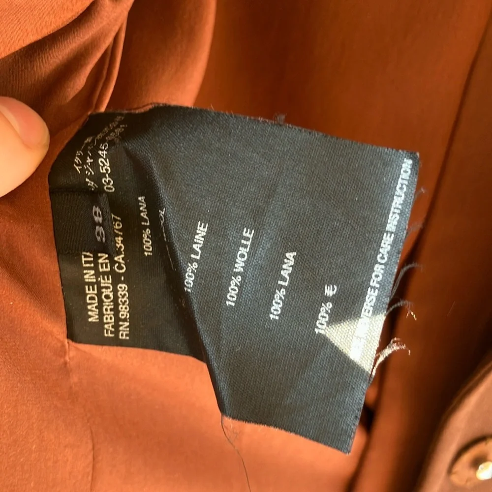Prada Brown wool Women's tailored blazer - Picture 5 of 9